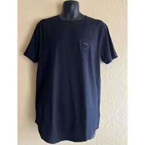 Quiksilver Mens Black Cotton Crewneck Casual Quik And Co T-Shirt Size M